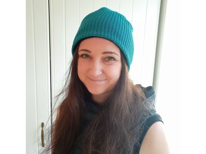 Čepice Petrolejová 42-48 cm