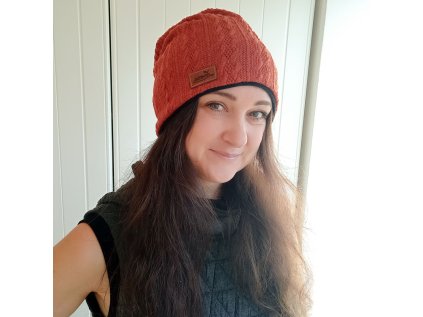 Dámská čepice Terakota vzor