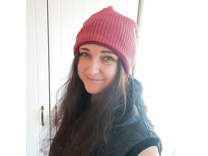 Dámská čepice Růžová