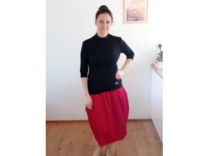 Rolák 3/4 rukáv Černá