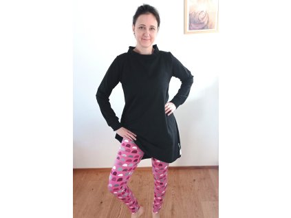 mikino šaty teplé černá