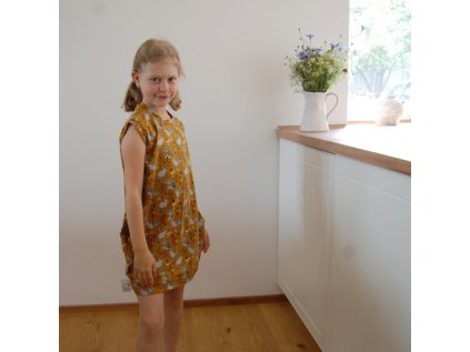 Dětské šaty zajíčci