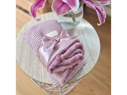 695 detska deka vaflova lila