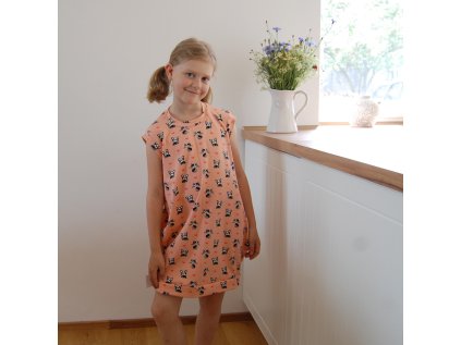 Dětské šaty kočičky