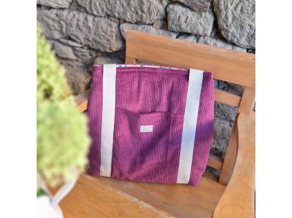 Designová taška vak Tmavě fuchsiová