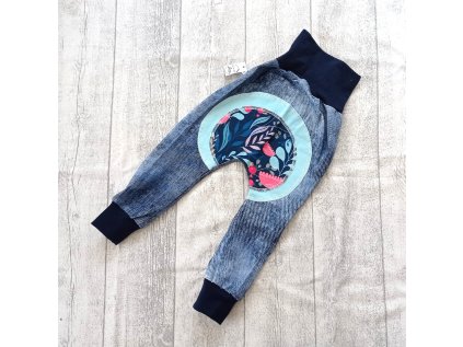Dětské tepláky zadečky Jeans