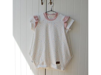 Dětské šaty barevné čárky