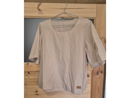 Halenka Zvoneček BIO popelín písková