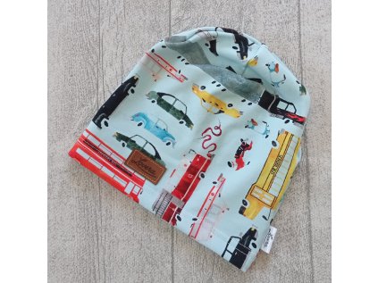 Dětská čepice Auta2