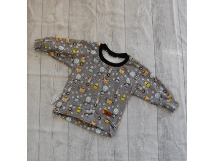 Dětská mikina roboti