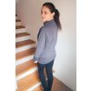 Dámská mikina Hluchavka prošev šedá