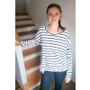 Dámské tričko Andělika bambusová viskóza pruhy