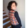 1847 2 damska vesta plicnik flanel horcicova