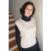 Dámská vesta Divizna smetanová (Velikost dámské 36)
