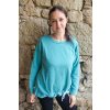 Mikina Andělika BIO bavlna tyrkysová