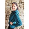 Dámská mikina Máta BIO bavlna petrolejová