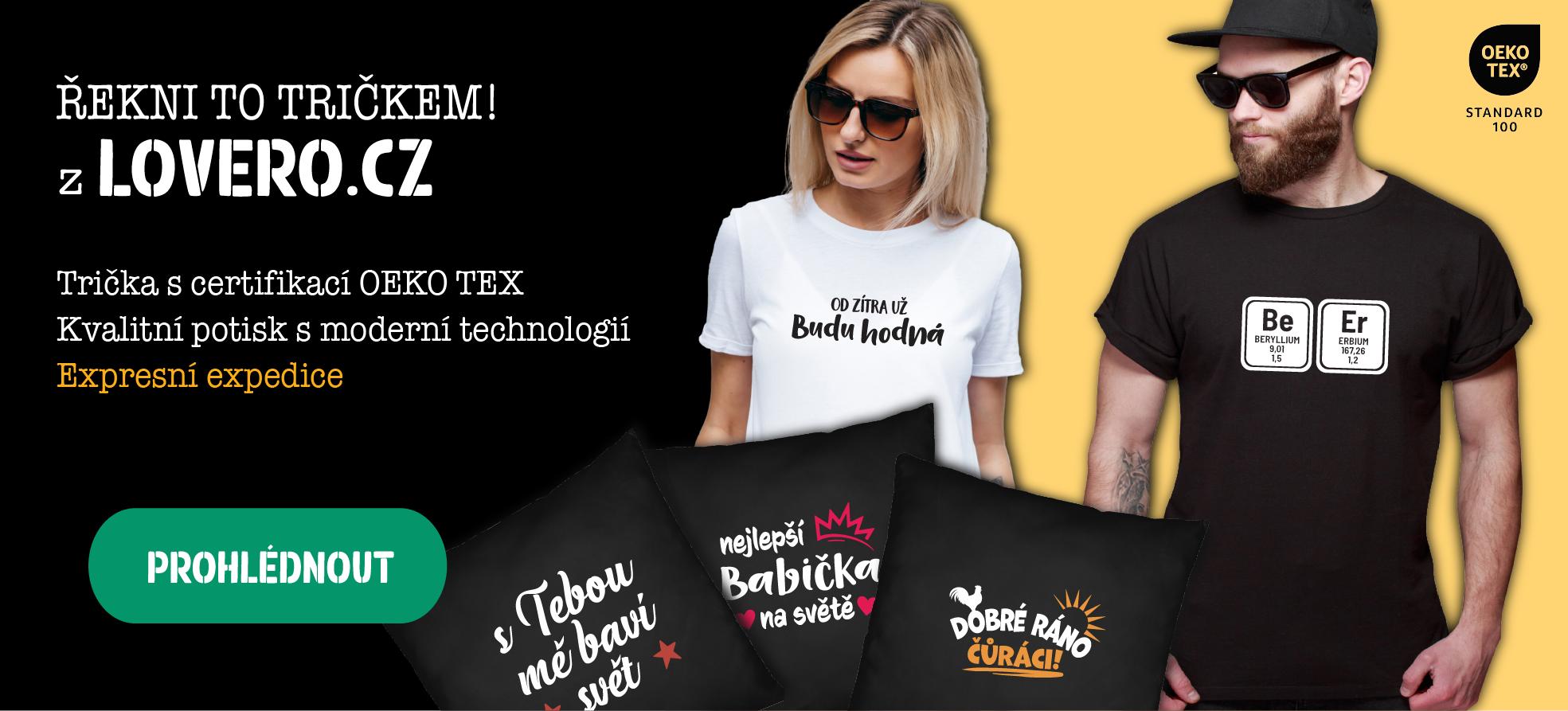 Řekni to tričkem - Lovero.cz