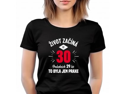 život začíná černé dámské