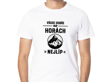 na horách nejlíp pánské bílé