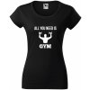 Dámské all you need is GYM černé