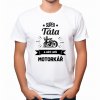 táta motorkář bílé