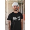 mockup of a worker wearing a tee with a customizable sleeve at a construction site 31537 (1)