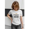 mockup of a blonde woman checking out her t shirt 4969 el1