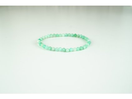 Chryzopras - náramek fazetovaný