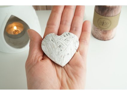 Srdíčko z bílého Achátu