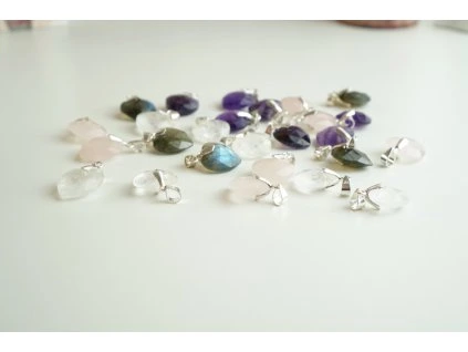 Fazetovaný přívěšek Ag - Mix