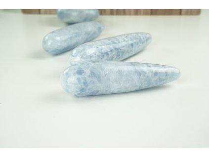 Masážní hůlka z Kalcitu modrého