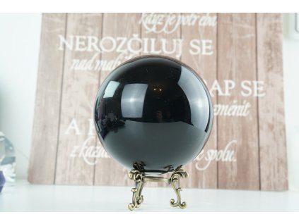 Koule z černého Obsidiánu - velká