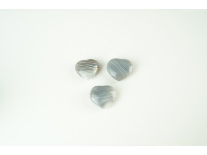 Achát přírodní - srdíčko