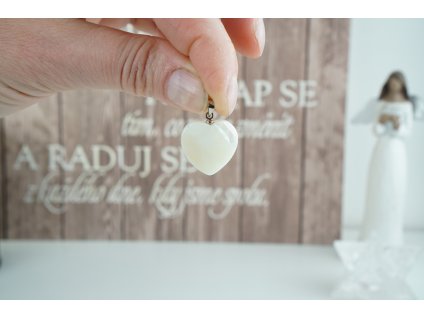 Srdíčko z perleti - přívěšek