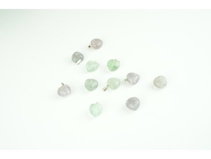Přívěšek z Fluoritu - srdíčko