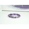 Ametyst Chevron - náramek