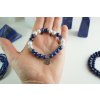 Komunikace - náramek z Lapis Lazuli a Magnezitu