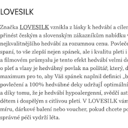 Průvodce online nákupy podle VOGUE: LOVESILK z lásky k hedvábí