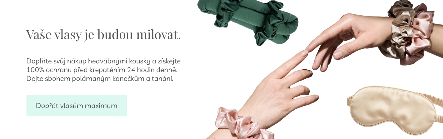 Hedvábné doplňky do vlasů LOVESILK