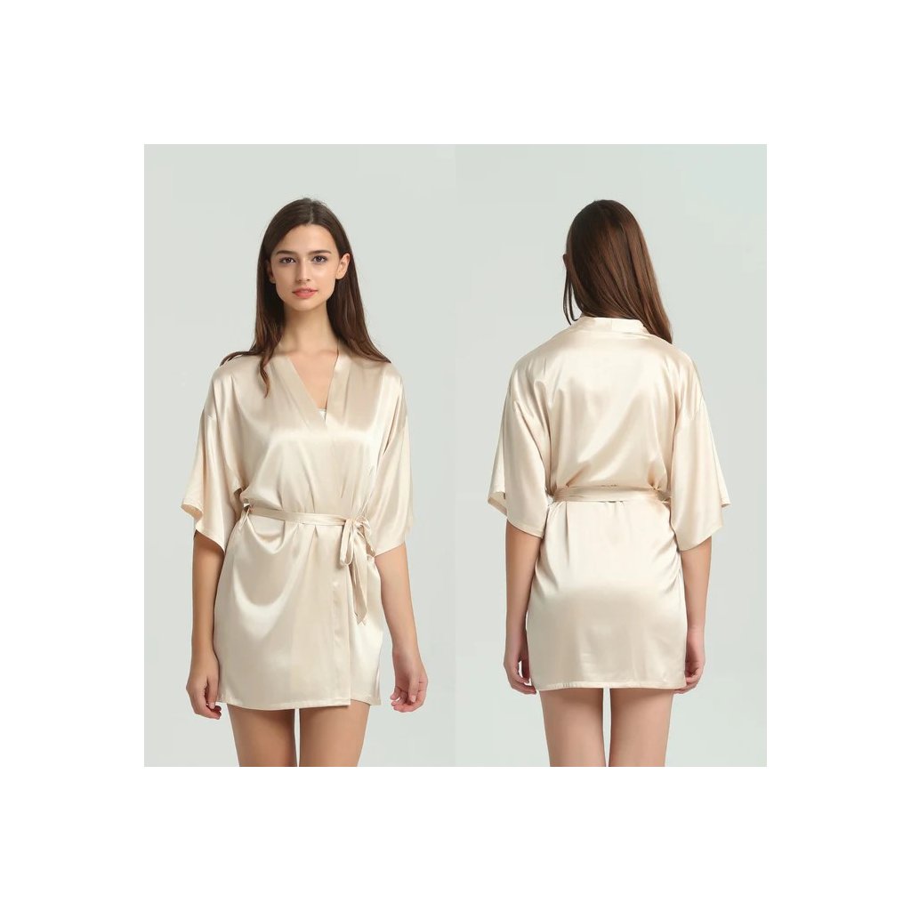 damské kimono z hedvabneho satenu LOVESILK 3