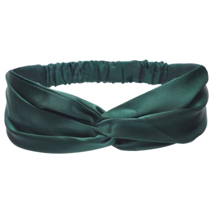 zelena celenka hedvabna do vlasu prave hedvabi morusove lovesilk