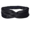 cerna hedvabna celenka do vlasu lovesilk