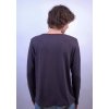 Hedvábné triko s dlouhým rukávem -  tmavě šedá UNISEX