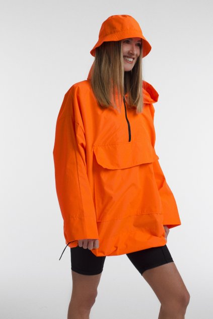 Stylová pláštěnka SOULMATES • neon orange / neon oranžová