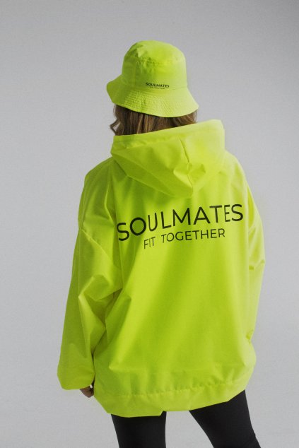 Stylová pláštěnka SOULMATES • neon yellow / neon žlutá