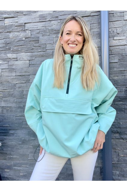 Anorak SOULMATES "SOFTSHELL" - 2nd generation • tiffany blue
