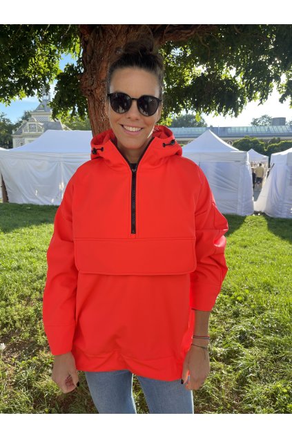 Anorak SOULMATES "SOFTSHELL" - 2nd generation • korálová
