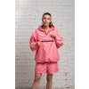 Dámská nepromokavá bunda SOULMATES přes hlavu • RŮŽOVÁ LOSOSOVÁ