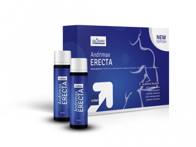 Andrimax ERECTA - podpora erekce, 5x25ml