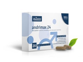 Andrimax 24 - 20 kapslí, 2+1 zdarma (60 kapslí), zvětšení penisu, podpora erekce